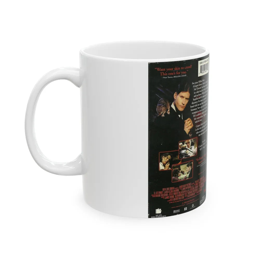 WILLARD CRISPIN GLOVER (VHS COVER) - White Coffee Mug-Go Mug Yourself