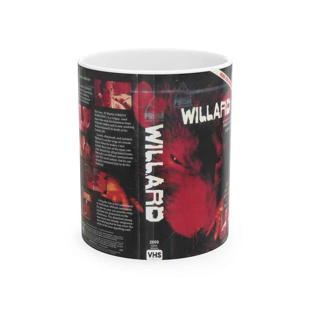 WILLARD (VHS COVER) - White Coffee Mug-11oz-Go Mug Yourself