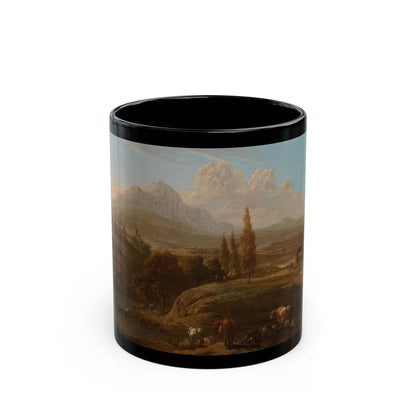 Willem Romeyn (c1624-1694) Landscape in Abruzzo - Black Coffee Mug-11oz-Go Mug Yourself