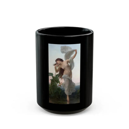 William Adolphe Bouguereau (1825-1905) L'Aurore - Black Coffee Mug 15oz - Go Mug Yourself