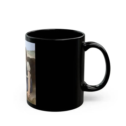 William Adolphe Bouguereau (1825-1905) Le Crabe - Black Coffee Mug - Go Mug Yourself