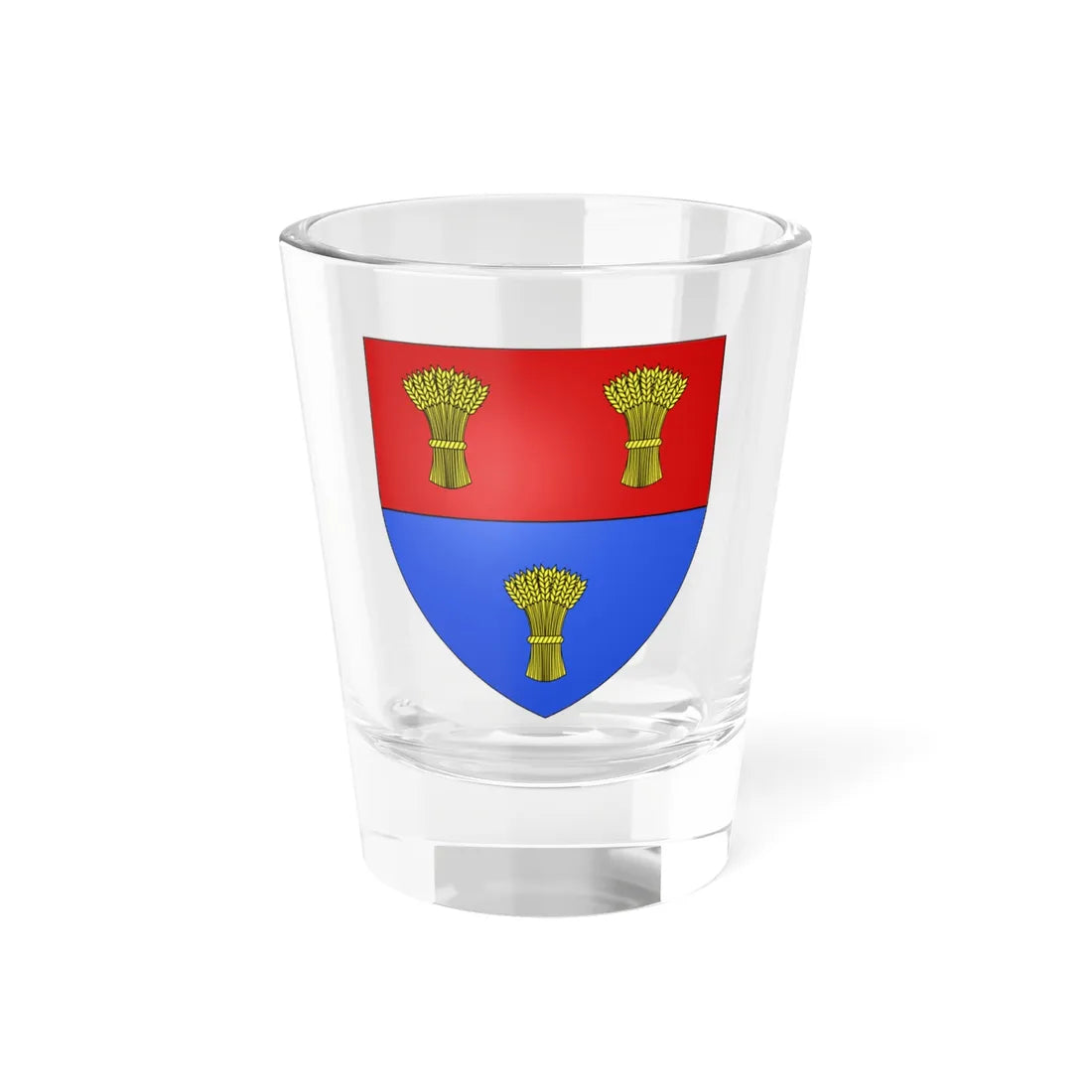William de Braose 4th Lord Bramber (England) (Coat of Arms) Shot Glass 1.5oz 1.5oz - Go Mug Yourself