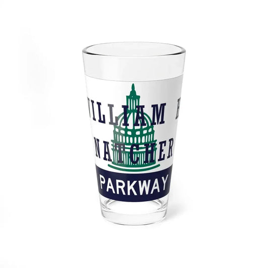 William H Natcher Pkwy Shield (Kentucky) (Road Sign) Pint Glss 16oz 16oz - Go Mug Yourself