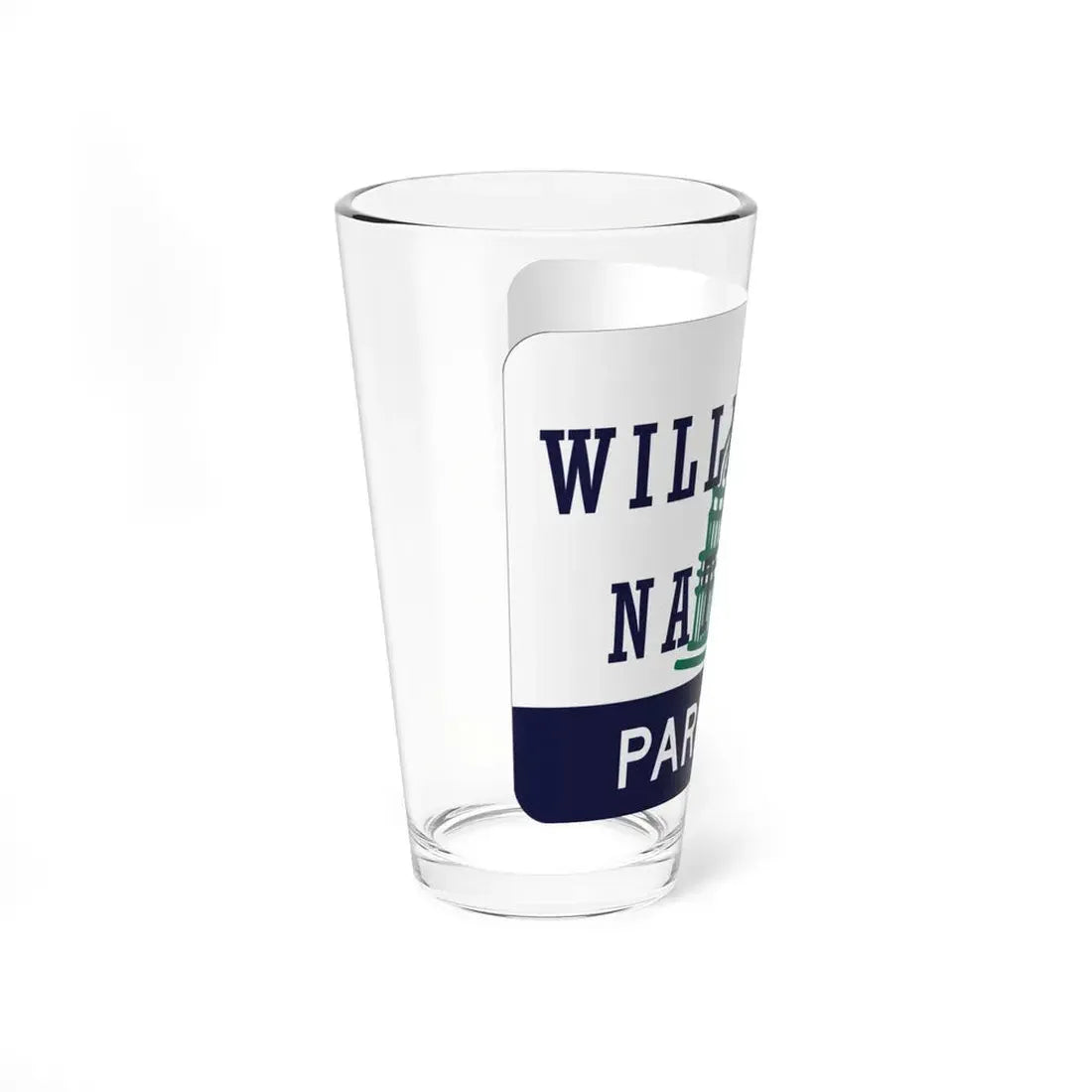 William H Natcher Pkwy Shield (Kentucky) (Road Sign) Pint Glss 16oz - Go Mug Yourself