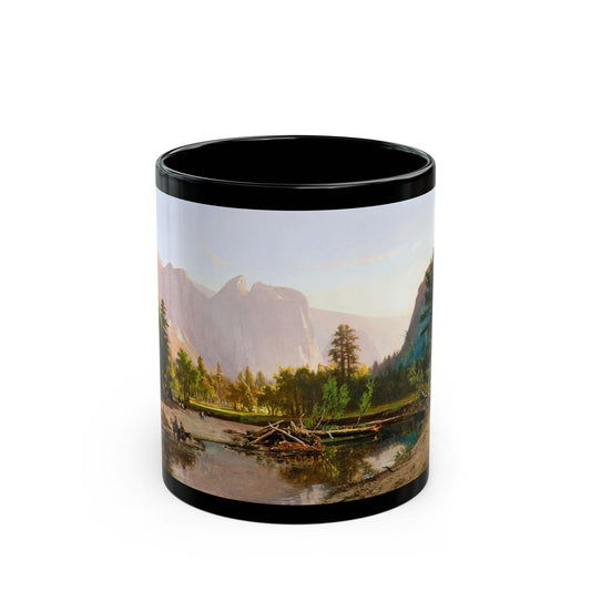 William Keith (1838-1911) Yosemite Valley - 1875 - Black Coffee Mug-11oz-Go Mug Yourself