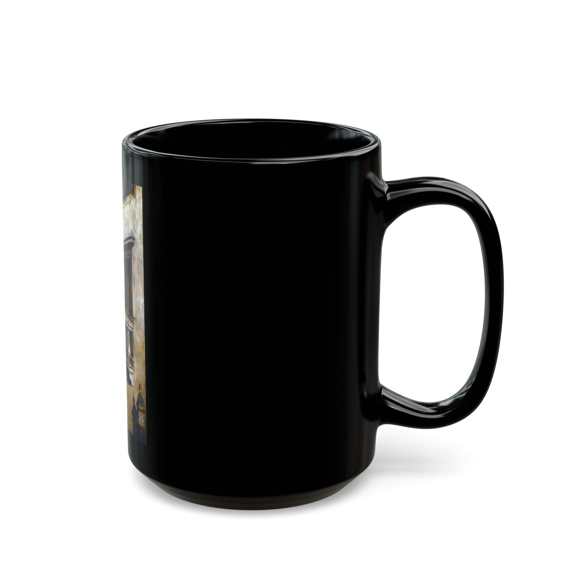William Merritt Chase (1849-1916) Venice - 1877 - Black Coffee Mug-Go Mug Yourself