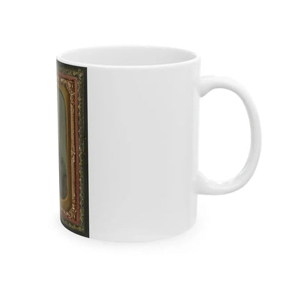 William Snodgrass Of An Unidentified Virginia Infantry Regiment With Underhammer Pistol (U.S. Civil War) White Coffee Mug - Go Mug Yourself