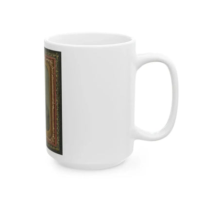 William Snodgrass Of An Unidentified Virginia Infantry Regiment With Underhammer Pistol (U.S. Civil War) White Coffee Mug - Go Mug Yourself