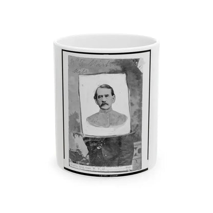 William T. Martin, Of Miss., Brigadier General, C.S.A., Head-And-Shoulders Portrait, Facing Front (U.S. Civil War) White Coffee Mug 11oz - Go Mug Yourself