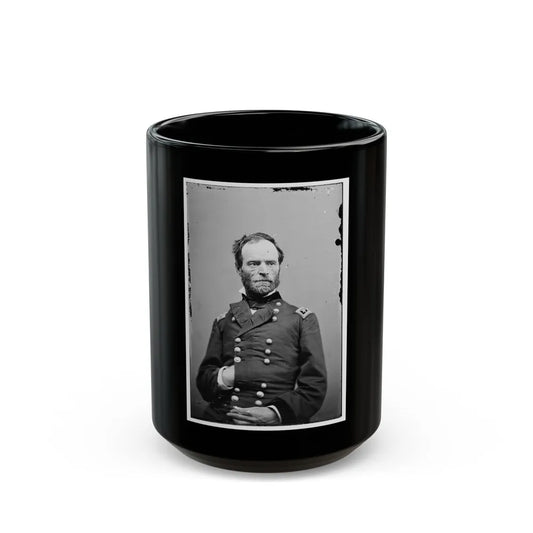 William T. Sherman 001 (U.S. Civil War) Black Coffee Mug-15oz-Go Mug Yourself