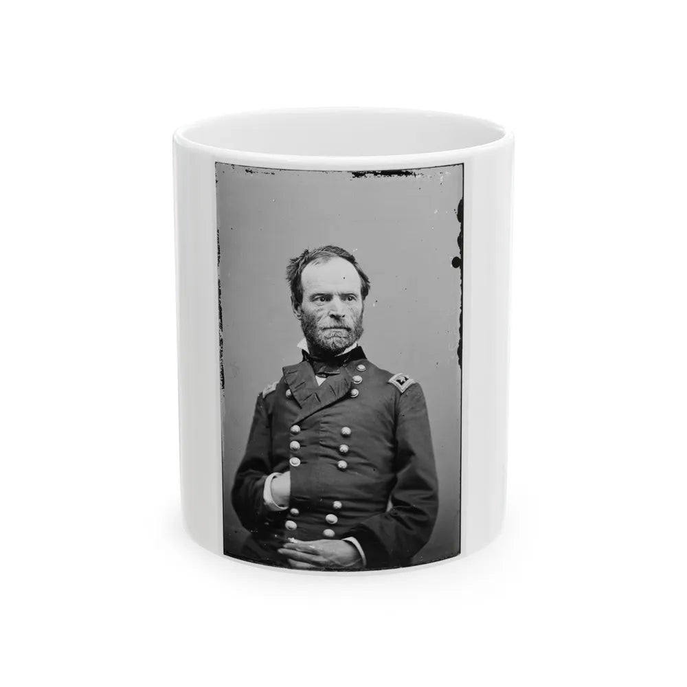 William T. Sherman 001 (U.S. Civil War) White Coffee Mug-11oz-Go Mug Yourself