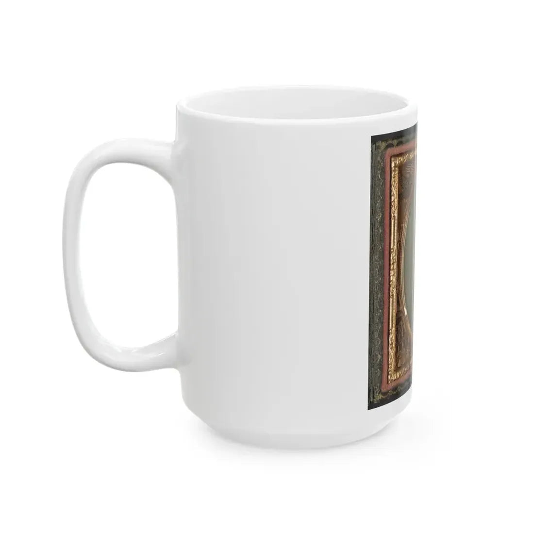 William W. Smith Of Company G And Company K, 4th Massachusetts Infantry Regiment In Uniform And Tricorn Hat (U.S. Civil War) White Coffee Mug - Go Mug Yourself
