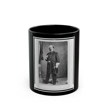 William Wagner, A Surgeon In The 24th Illinois Regiment, Full-Length Portrait, Standing, Facing Front (U.S. Civil War) Black Coffee Mug-11oz-Go Mug Yourself