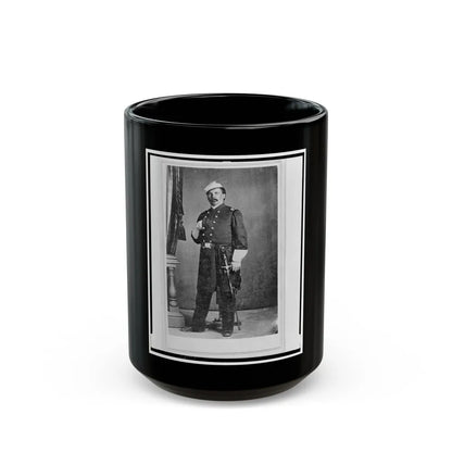 William Wagner, A Surgeon In The 24th Illinois Regiment, Full-Length Portrait, Standing, Facing Front (U.S. Civil War) Black Coffee Mug-15oz-Go Mug Yourself