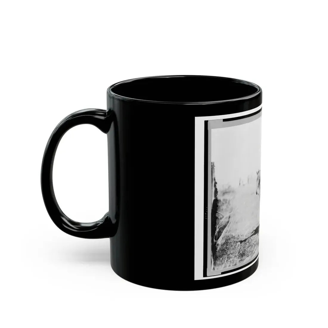 William Wilson, Scout, Headquarters, Army Of The Potomac, Seated On Horse, Full-Length Portrait, Facing Left, Culpeper, Va. (U.S. Civil War) Black Coffee Mug - Go Mug Yourself