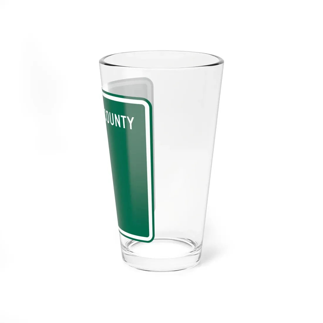 Williams County Route 1 OH (Ohio) (Road Sign) Pint Glass 16oz - Go Mug Yourself