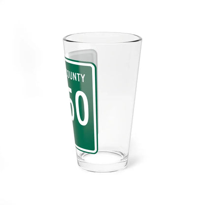 Williams County Route 19.50 OH (Ohio) (Road Sign) Pint Glass 16oz - Go Mug Yourself
