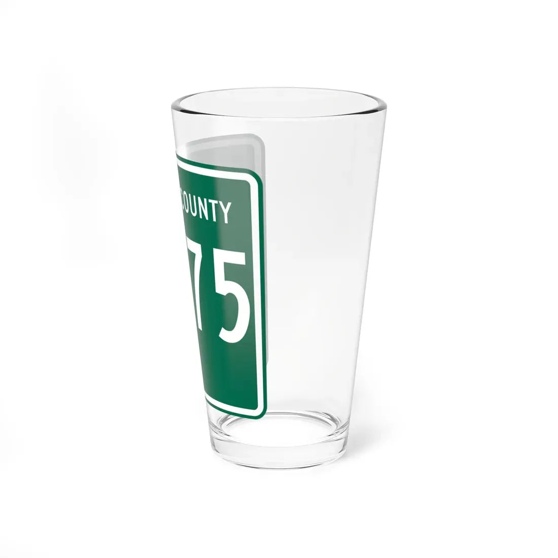 Williams County Route 22.75 OH (Ohio) (Road Sign) Pint Glass 16oz - Go Mug Yourself