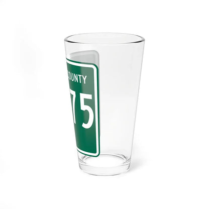 Williams County Route 22.75 OH (Ohio) (Road Sign) Pint Glass 16oz - Go Mug Yourself