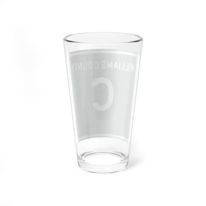 Williams County Route C OH (Ohio) (Road Sign) Pint Glass 16oz - Go Mug Yourself