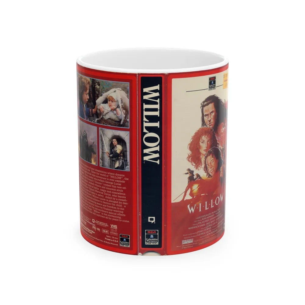 WILLOW (VHS COVER) - White Coffee Mug-11oz-Go Mug Yourself