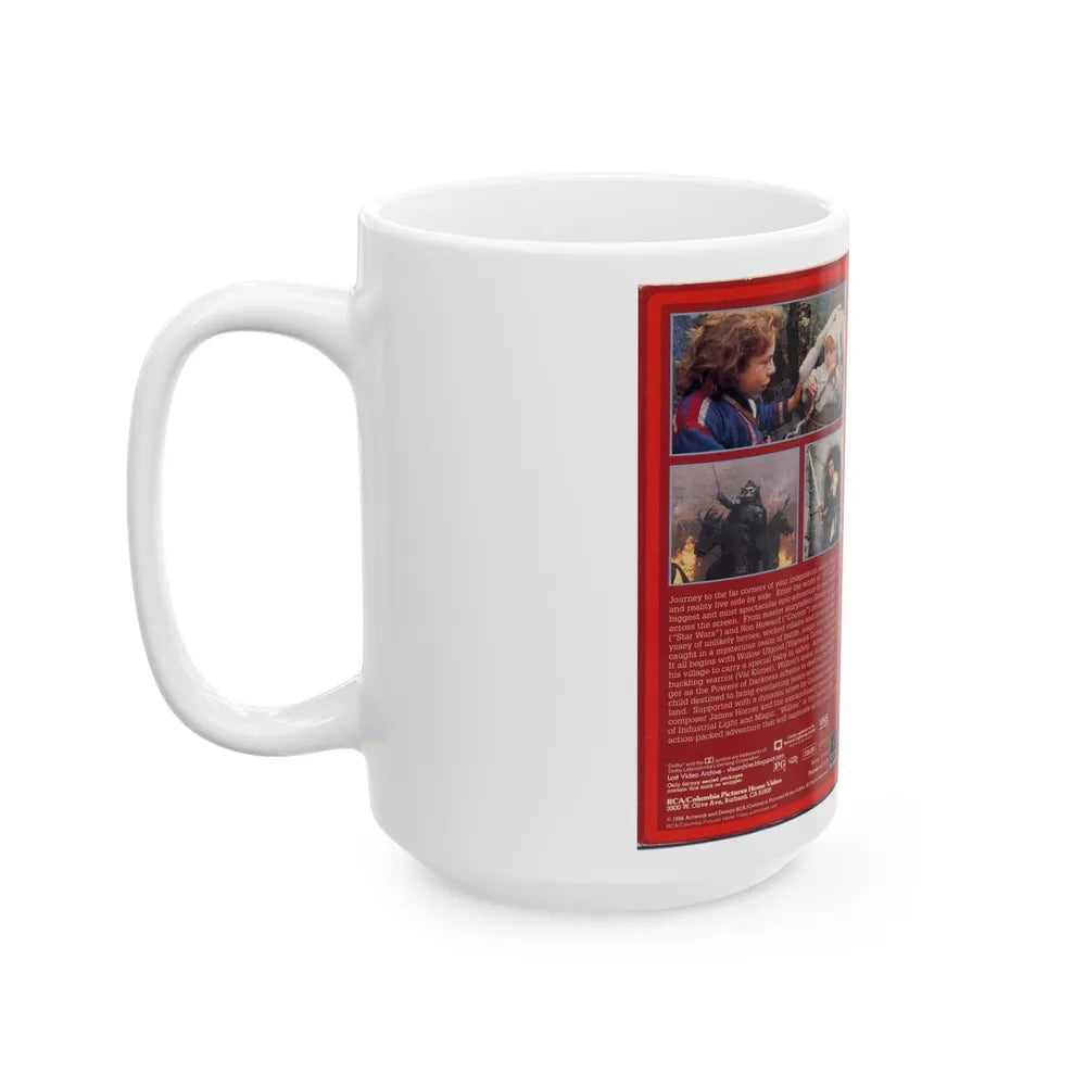 WILLOW (VHS COVER) - White Coffee Mug-Go Mug Yourself