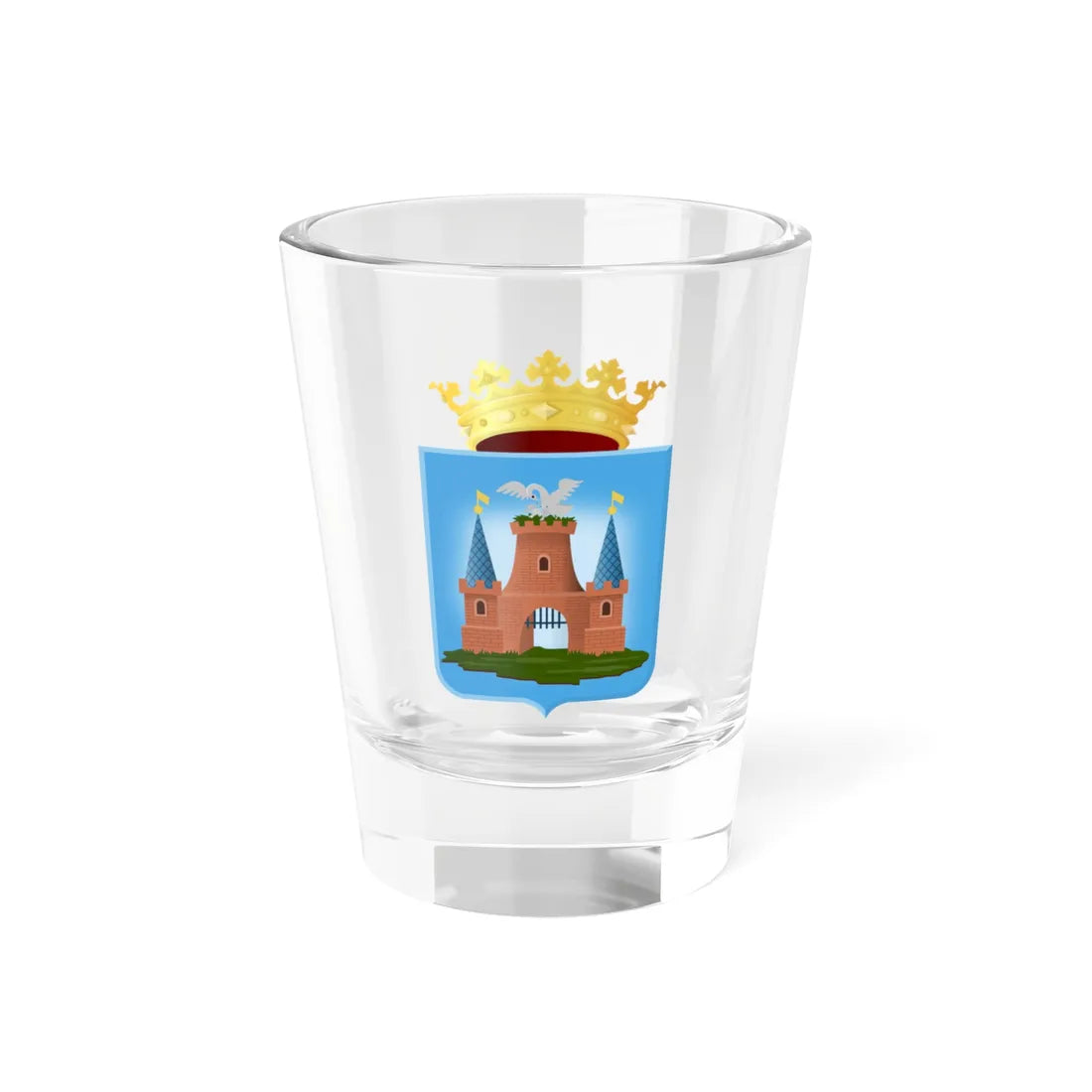 Wilsum wapen 1819 (Netherlands) (Coat of Arms) Shot Glass 1.5oz 1.5oz - Go Mug Yourself