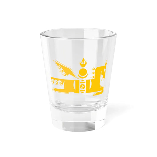 Wind Horse of Mongolia (Mongolia) (Coat of Arms) Shot Glass 1.5oz 1.5oz - Go Mug Yourself