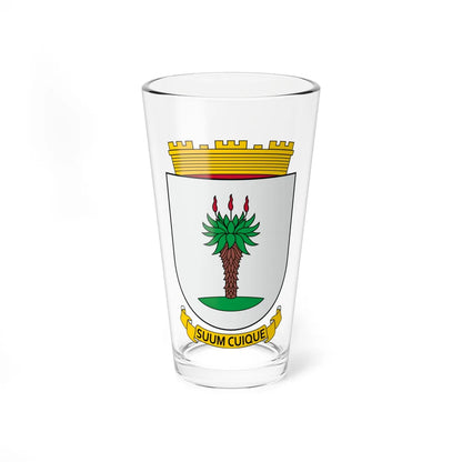 Windhoek COA (Namibia) (Coat of Arms) Pint Glass 16oz 16oz - Go Mug Yourself
