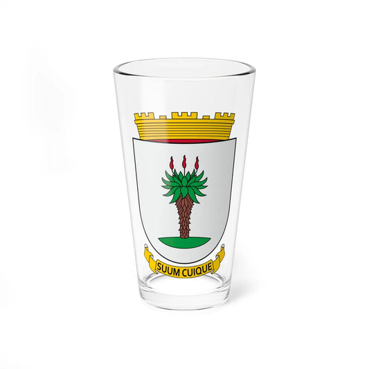 Windhoek COA (Namibia) (Coat of Arms) Pint Glass 16oz 16oz - Go Mug Yourself