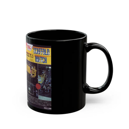 WING SCAFFOLD MATCH (VHS COVER) - Black Coffee Mug-Go Mug Yourself