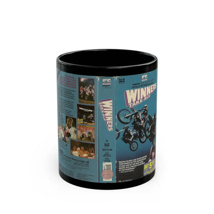 WINNERS TAKE ALL (VHS COVER) - Black Coffee Mug-11oz-Go Mug Yourself