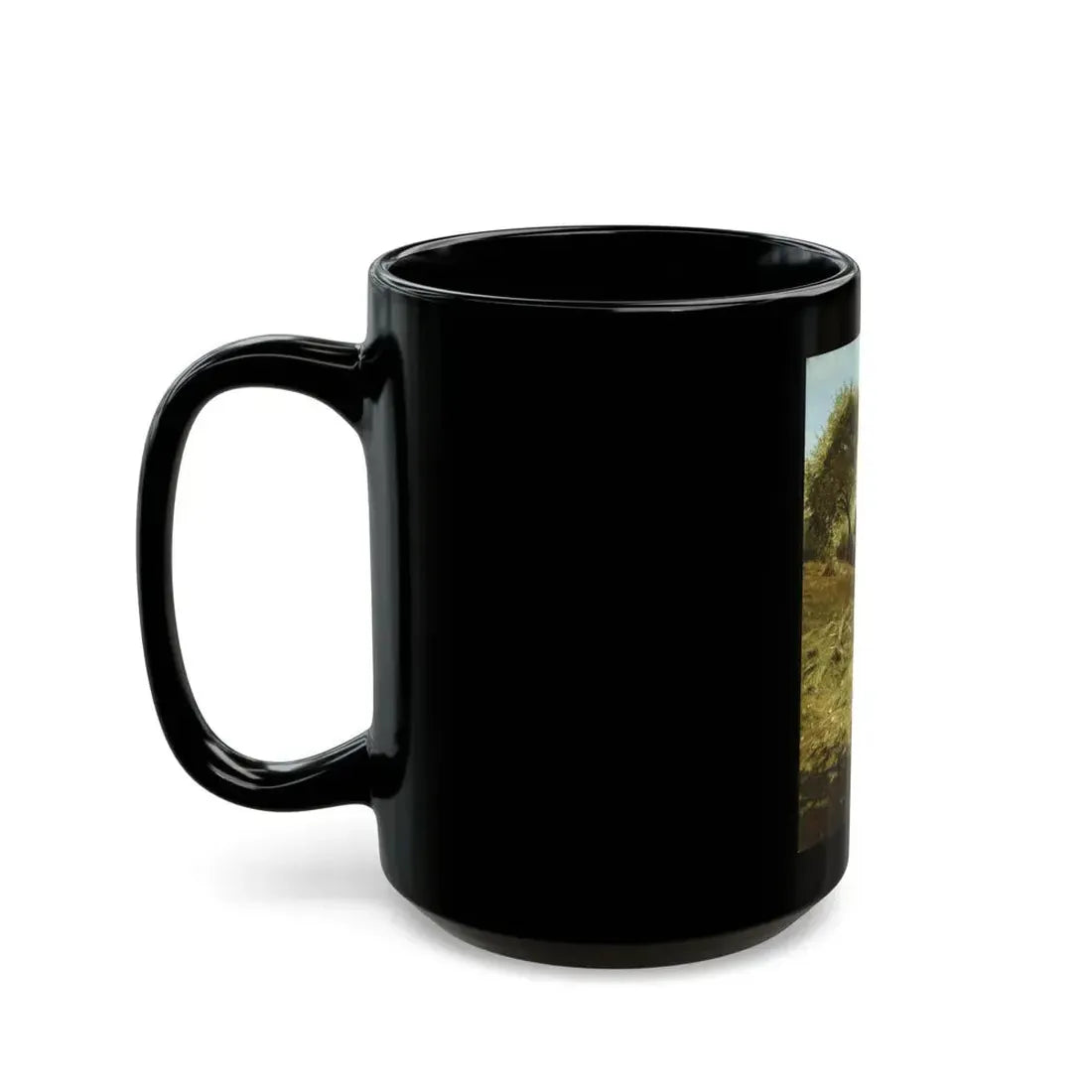 Winslow Homer Haymaking - Oil on canvas 1864 - Black Coffee Mug - Go Mug Yourself
