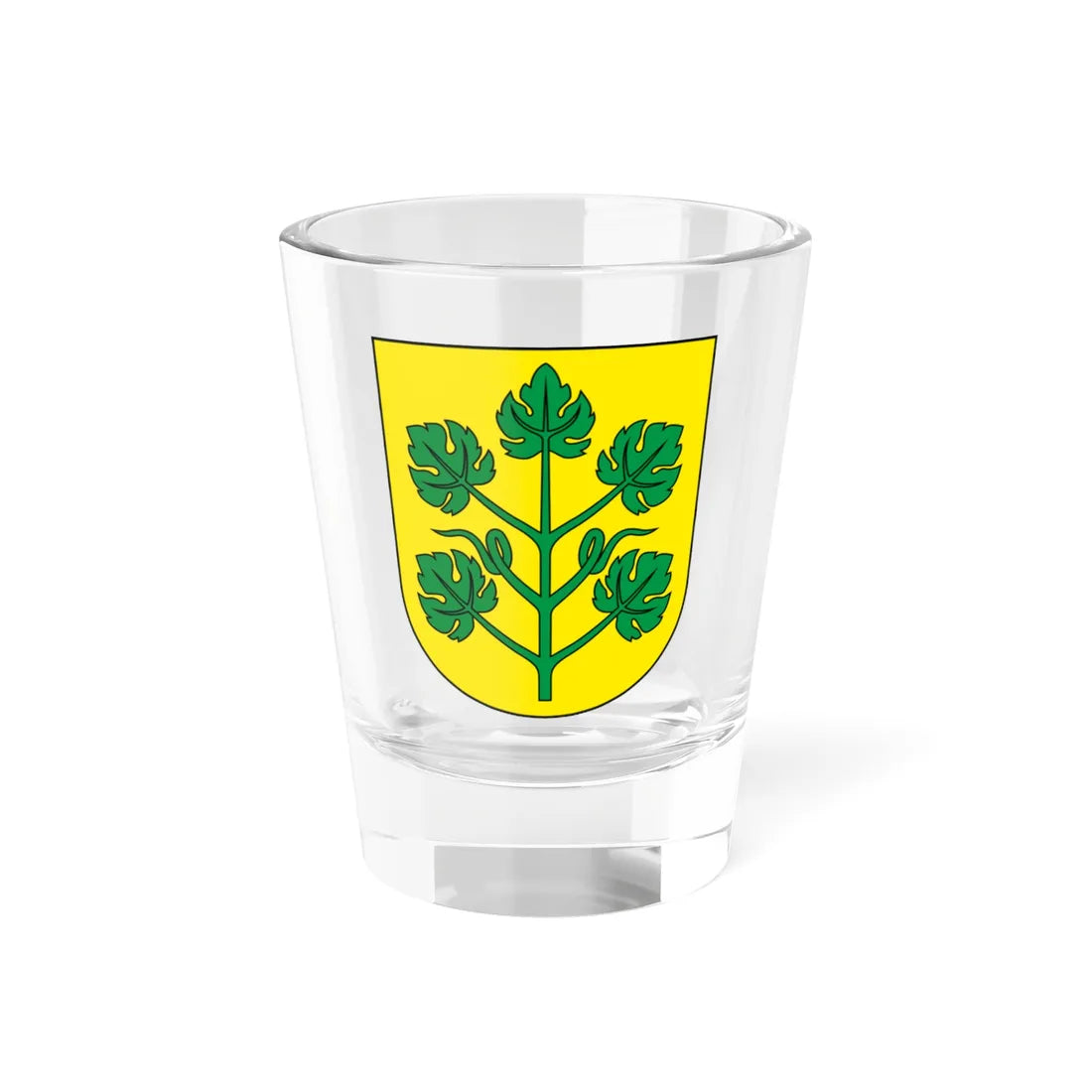 Winznau-blazon (Switzerland) (Coat of Arms) Shot Glass 1.5oz 1.5oz - Go Mug Yourself