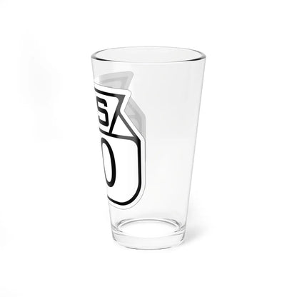 WIS 00 1938 template (Wisconsin) (Road Sign) Pint Glss 16oz - Go Mug Yourself