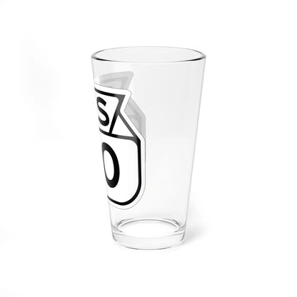 WIS 00 1949 template (Wisconsin) (Road Sign) Pint Glss 16oz - Go Mug Yourself