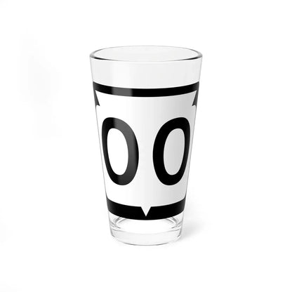 WIS 00 template (Wisconsin) (Road Sign) Pint Glass 16oz 16oz - Go Mug Yourself