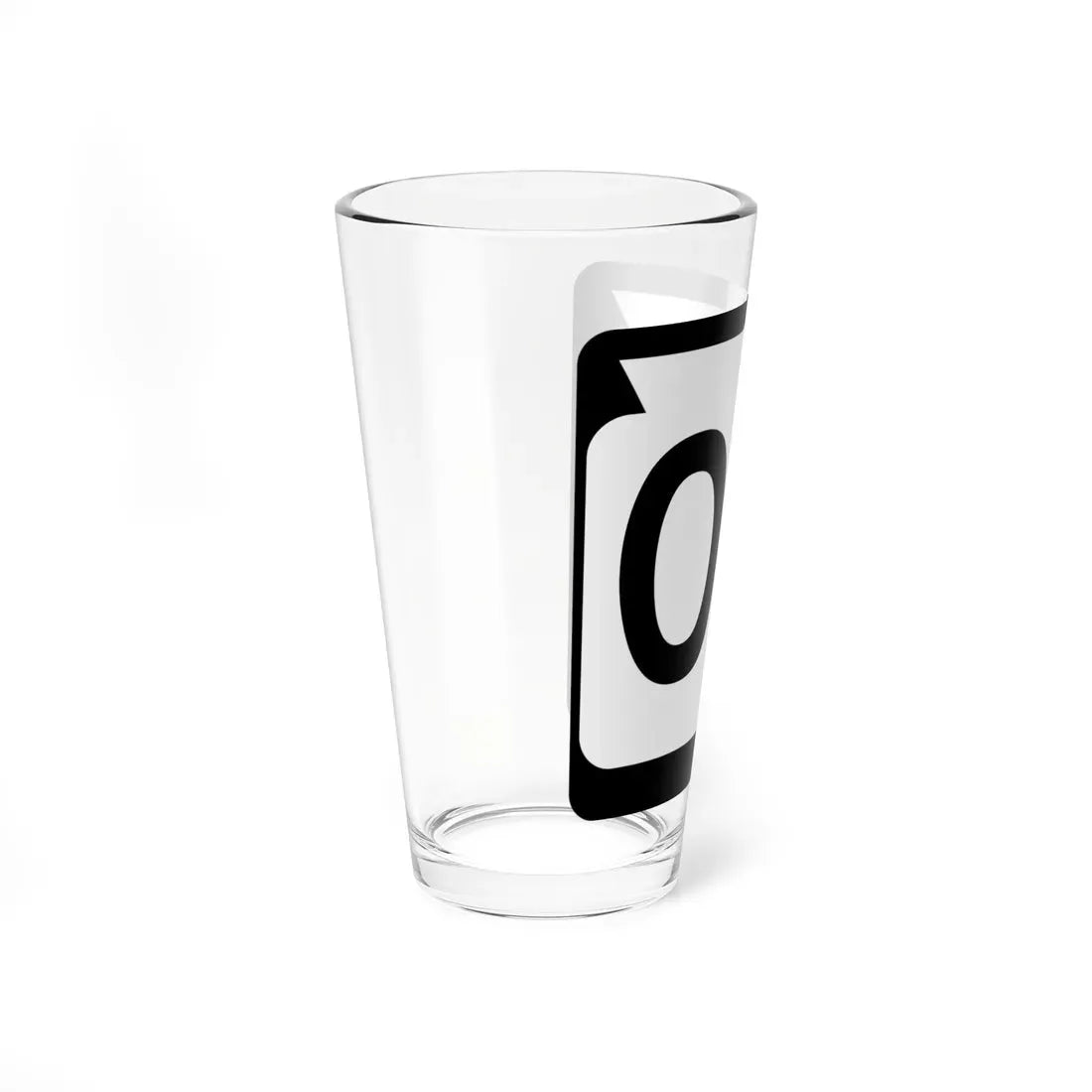 WIS 00 template (Wisconsin) (Road Sign) Pint Glass 16oz - Go Mug Yourself