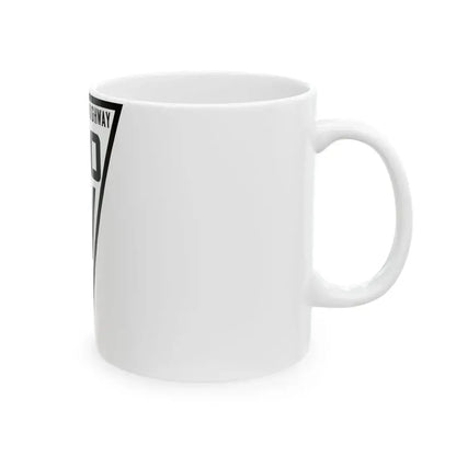 WIS 100 1919 (Wisconsin) (Road Sign) White Coffee Mug - Go Mug Yourself