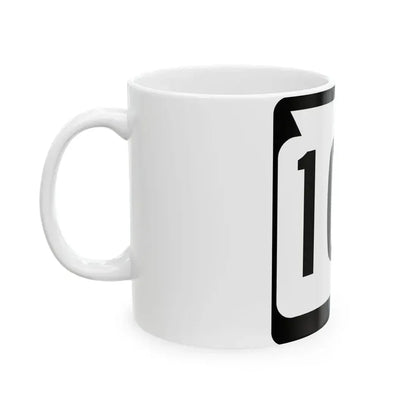 WIS 100 (Wisconsin) (Road Sign) White Coffee Mug - Go Mug Yourself