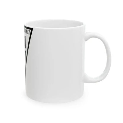 WIS 101 1919 (Wisconsin) (Road Sign) White Coffee Mug - Go Mug Yourself