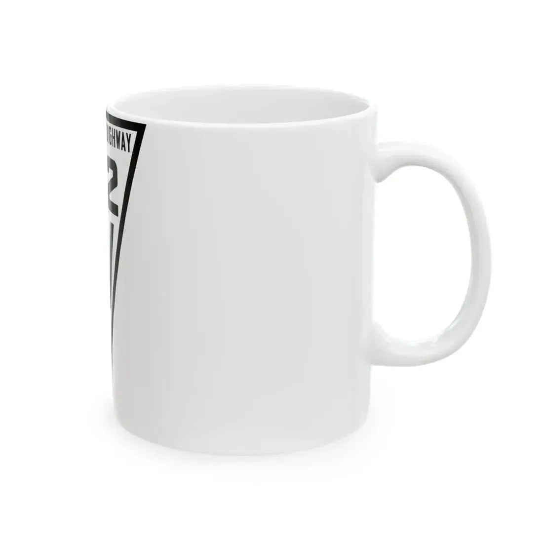 WIS 102 1919 (Wisconsin) (Road Sign) White Coffee Mug - Go Mug Yourself