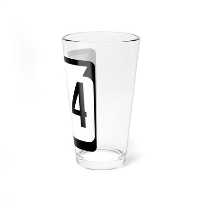 WIS 104 (Wisconsin) (Road Sign) Pint Glss 16oz - Go Mug Yourself