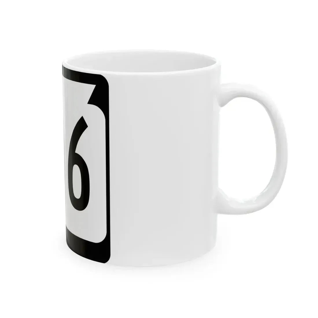 WIS 106 (Wisconsin) (Road Sign) White Coffee Mug - Go Mug Yourself