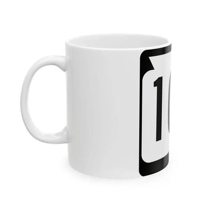 WIS 108 (Wisconsin) (Road Sign) White Coffee Mug - Go Mug Yourself