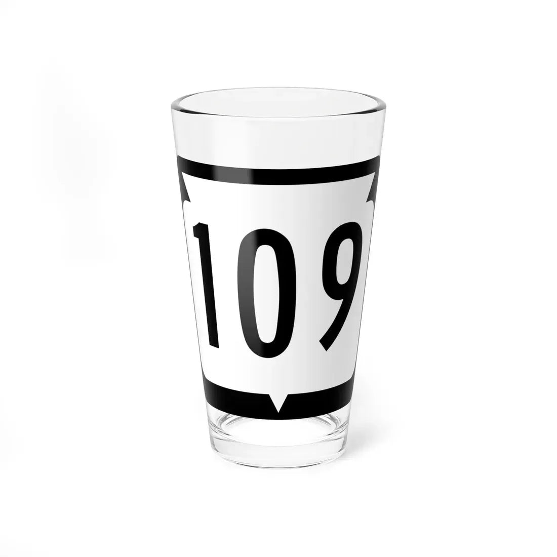 WIS 109 (Wisconsin) (Road Sign) Pint Glass 16oz 16oz - Go Mug Yourself
