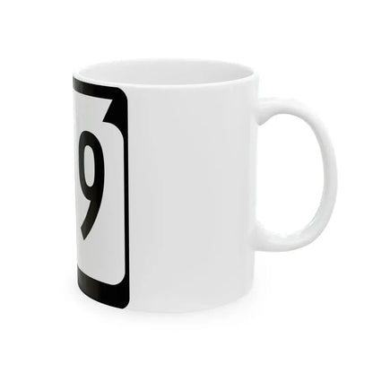 WIS 109 (Wisconsin) (Road Sign) White Coffee Mug - Go Mug Yourself