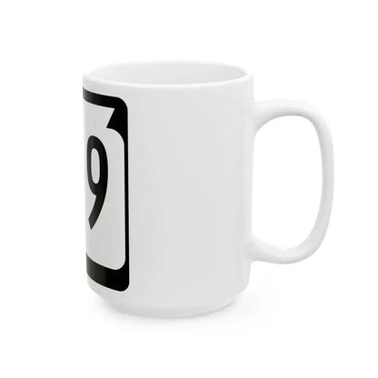 WIS 109 (Wisconsin) (Road Sign) White Coffee Mug - Go Mug Yourself