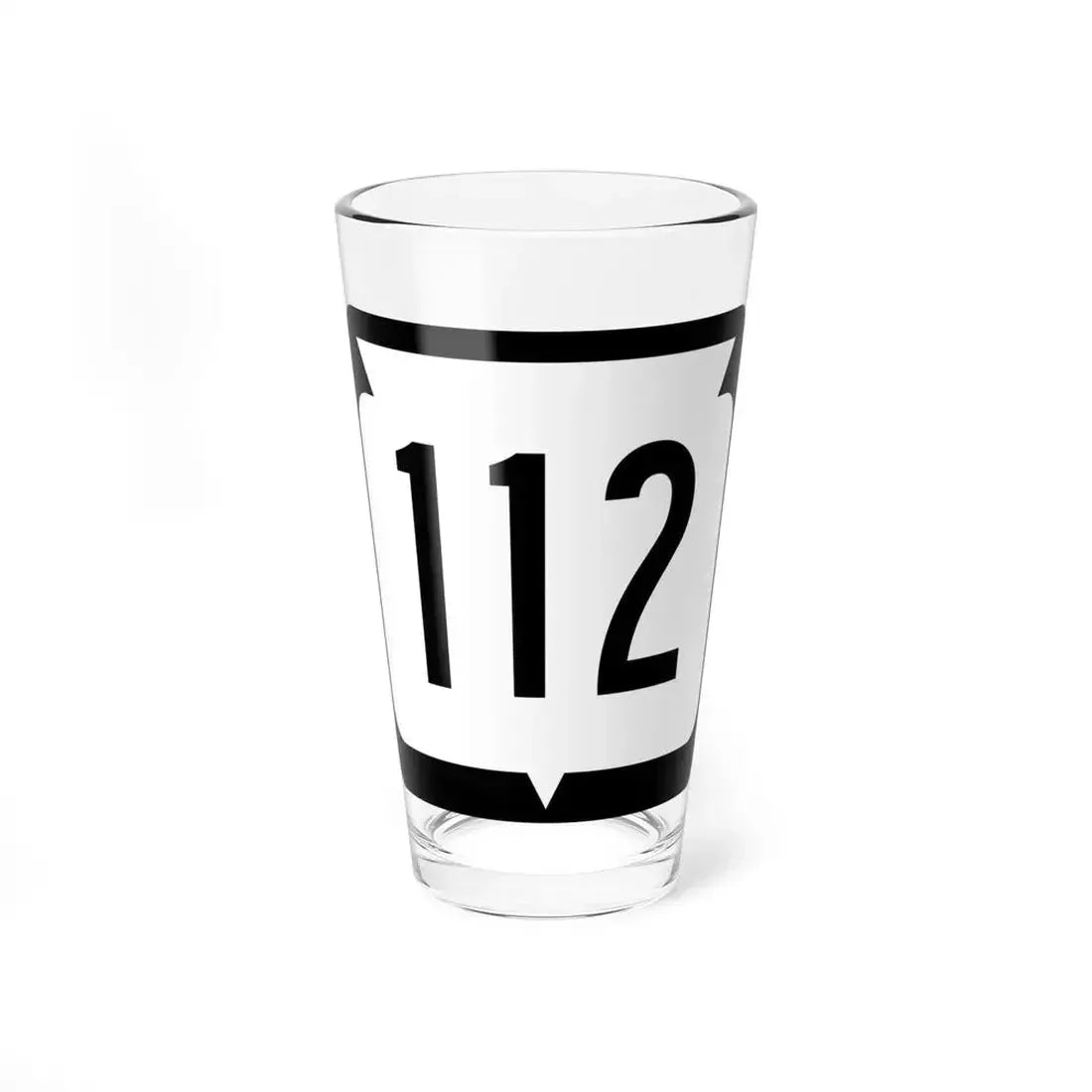 WIS 112 (Wisconsin) (Road Sign) Pint Glass 16oz 16oz - Go Mug Yourself