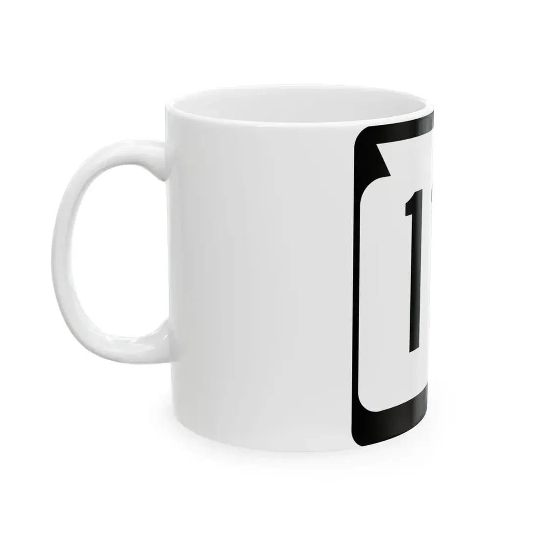 WIS 113 (Wisconsin) (Road Sign) White Coffee Mug - Go Mug Yourself